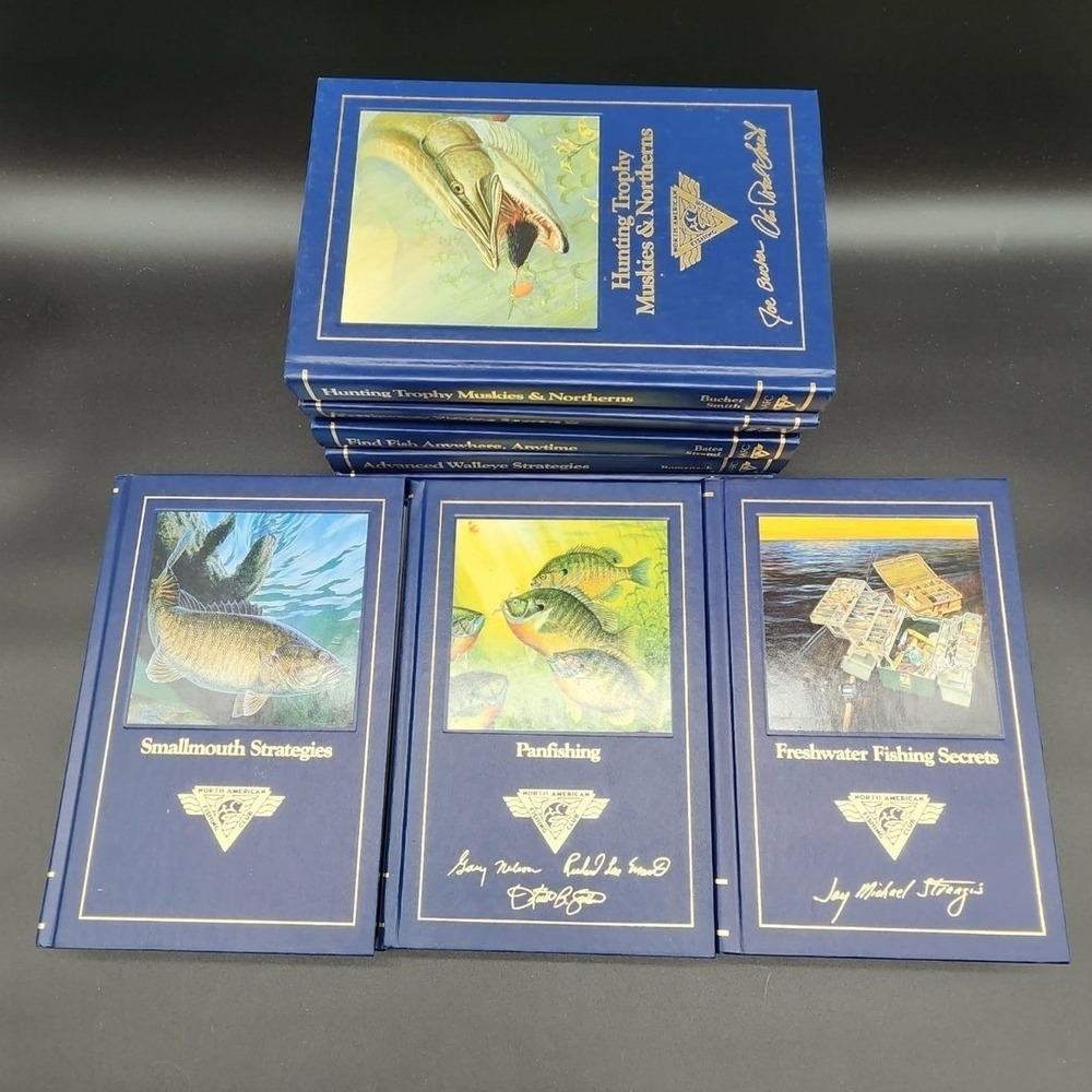 North American Fishing Club NAFC 13 Book Lot Hardcover New Old Stock Library Set - Picture 9 of 12